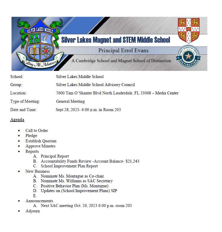 SAC Agenda 9/28/23